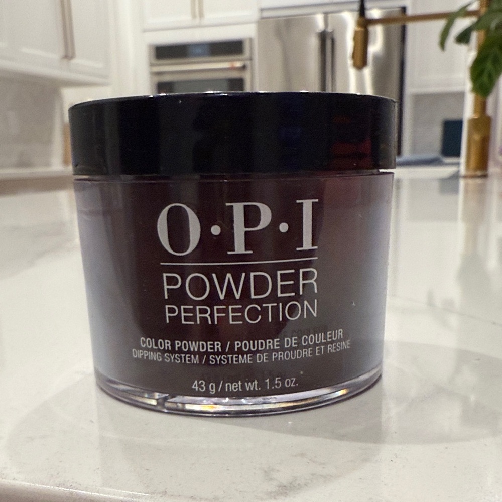OPI Powder Perfection in Deep Burgundy